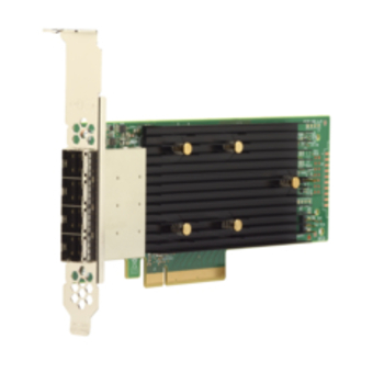 Broadcom SAS 9400-16e Host Bus Adapter single