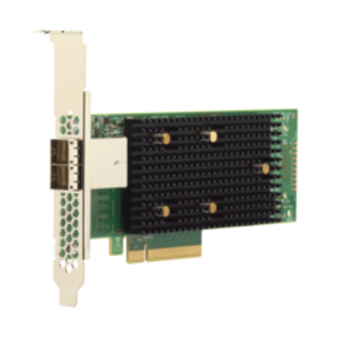 Broadcom SAS 9400-8e Host Bus Adapter single