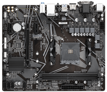 GIGABYTE A520M S2H AM4 Mainboard