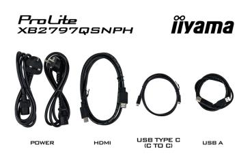 iiyama ProLite XB2797QSNPH-B1 27" - SP - Lift - Cam - Black