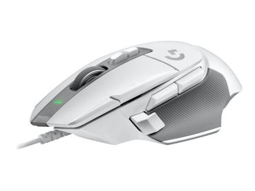 Logitech G502 X - Gaming Maus - kabelgebunden - Wei&szlig;/Grau