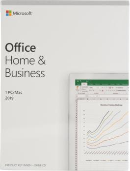 MS Office Home and Business 2019 - 1 Lizenz Medialess - DE