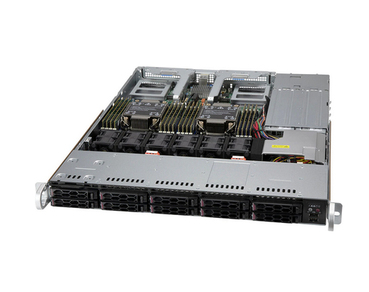 ProSTOR 1HE Dual Intel XEON Serversystem - 10bay