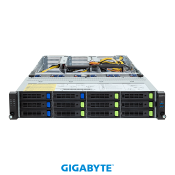 Gigabyte 2HE Serversystem R283-ZF0-AAL1 - AMD EPYC / GPU