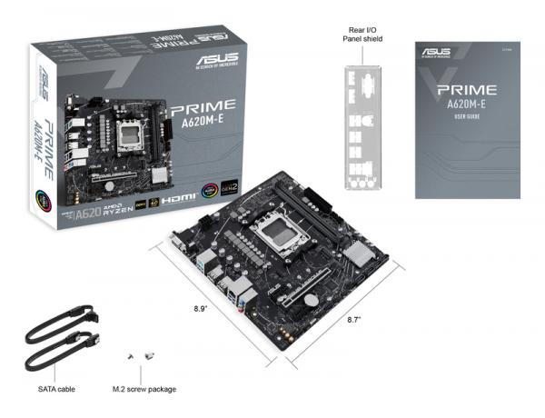 ASUS Prime A620M-E-CSM Motherboard - AM5
