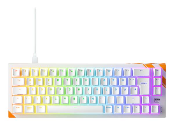 CHERRY XTRFY K5 Pro TMR Compact - kabelgebunden - Wei&szlig;