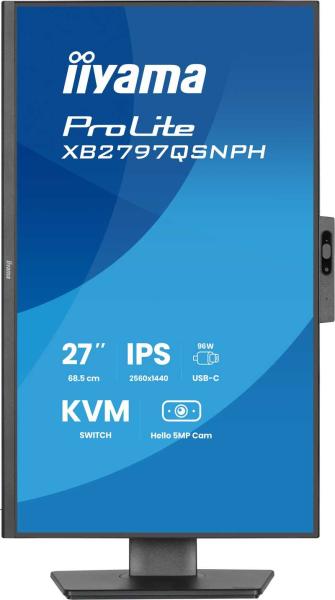 iiyama ProLite XB2797QSNPH-B1 27" - SP - Lift - Cam - Black