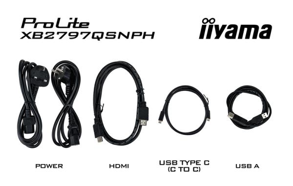 iiyama ProLite XB2797QSNPH-B1 27" - SP - Lift - Cam - Black