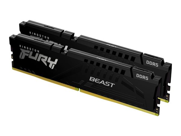 Kingston DDR5 RAM - 32GB KIT - 6.000Mhz - FURY Beast Black