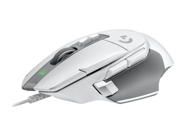 Logitech G502 X - Gaming Maus - kabelgebunden - Wei&szlig;/Grau