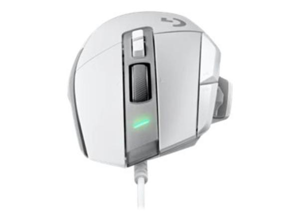 Logitech G502 X - Gaming Maus - kabelgebunden - Wei&szlig;/Grau