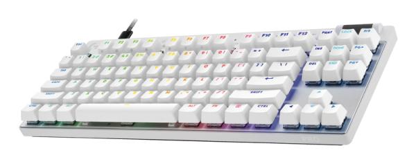 Logitech PRO X TKL RAPID - kabellose Gaming Tastatur - Wei&szlig;