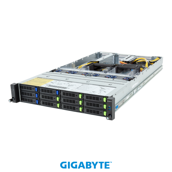 Gigabyte 2HE Serversystem R283-ZF0-AAL1 - AMD EPYC / GPU