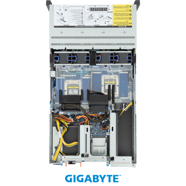 Gigabyte 2HE Serversystem R283-ZF0-AAL1 - AMD EPYC / GPU