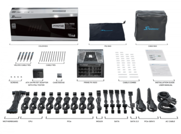 Seasonic Prime PX 1600 ATX 3.0 Netzteil - 1.600 Watt