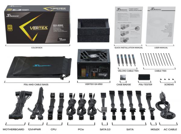 Seasonic VERTEX GX-850 Netzteil - 850Watt